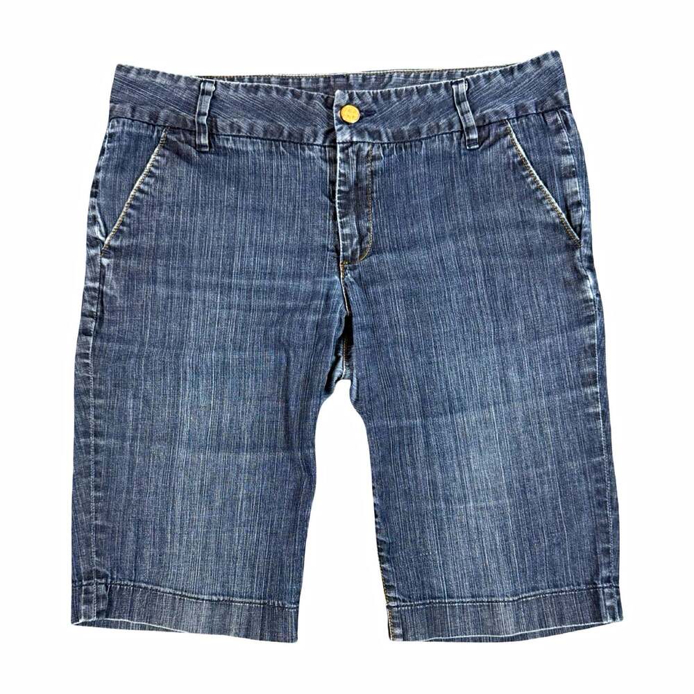 Tory Burch Women’s Denim Jean Trouser Shorts Size 30